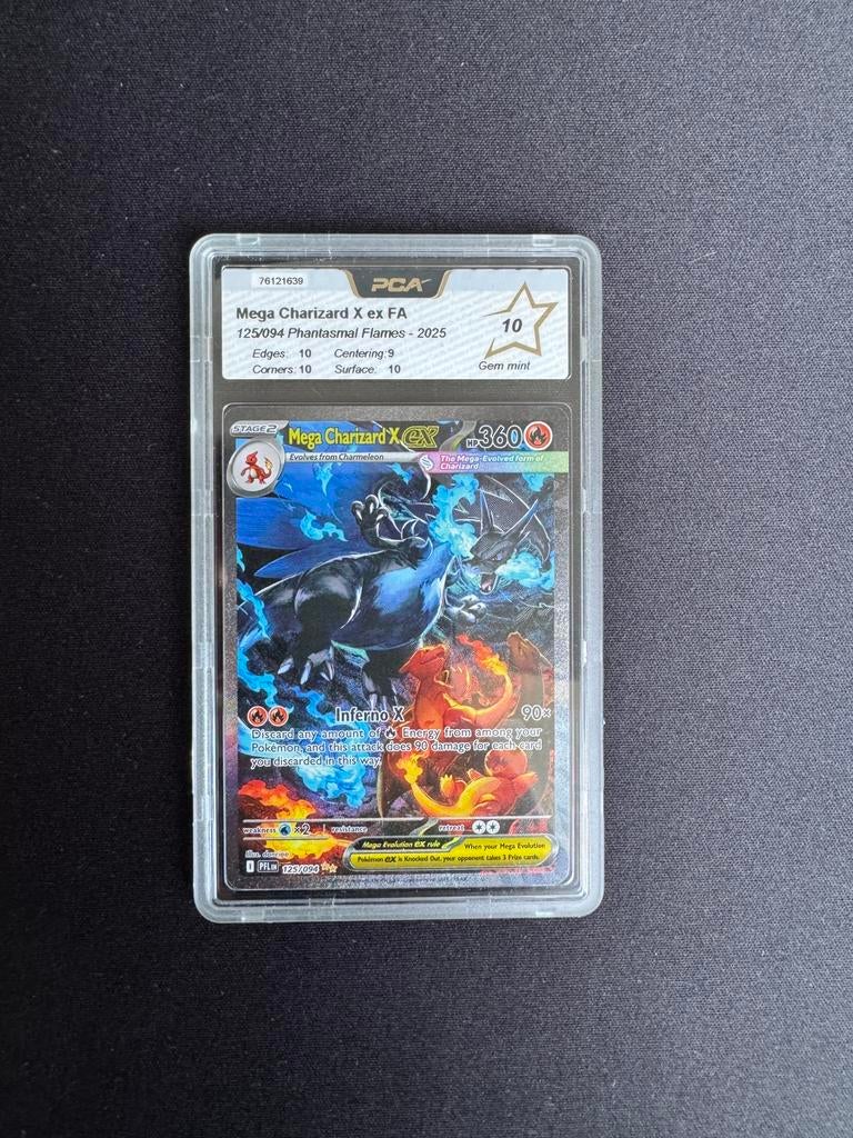 Mega Charizard X EX FA - GEM MINT 10, Ophalen, Nieuw