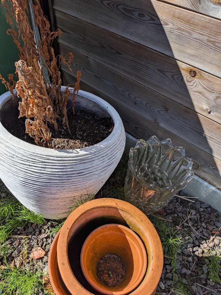 Bloempotten, Tuin en Terras, Bloempotten, Ophalen, Gebruikt, Steen, Binnen
