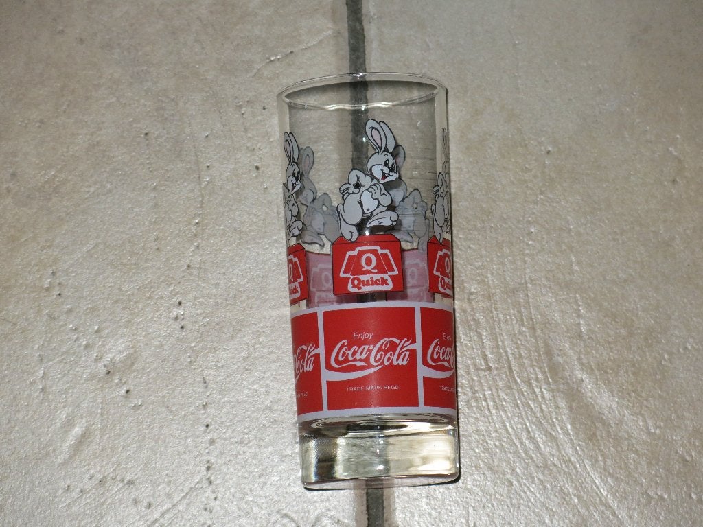 Een glas van Coca-Cola en Quick, Verzamelen, Ophalen, Frisdrankglas
