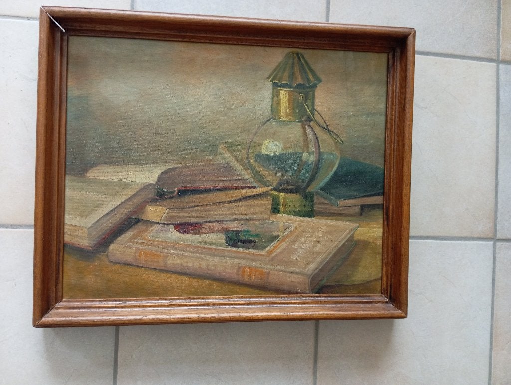 Oude kader: stilleven, Antiek en Kunst, Ophalen