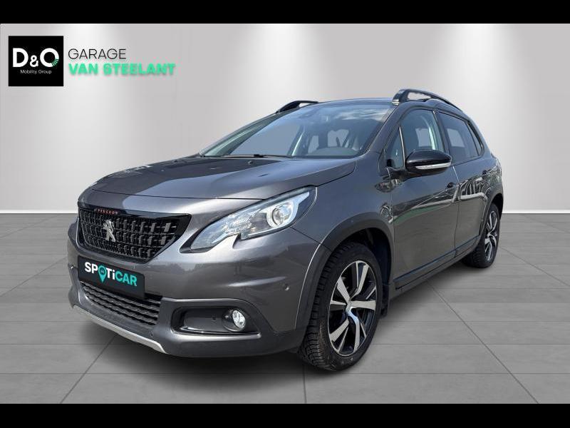 Peugeot 2008 GT-Line.PanoDak.NAV.CAM.CARPLAY, Autos, Argent ou Gris, Achat, Euro 6, Noir
