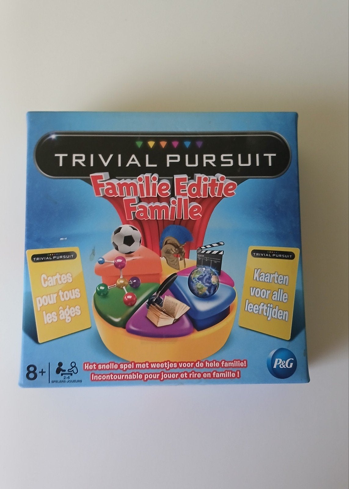 trivial pursuit familie editie, Ophalen