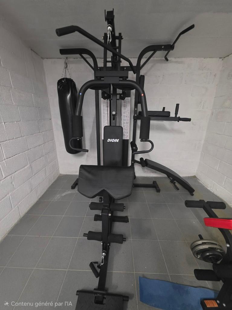 Station  de musculation COMPLÈTE DIONE HOME GYM HG5, Neuf, Enlèvement, Autres types, Autres matériaux