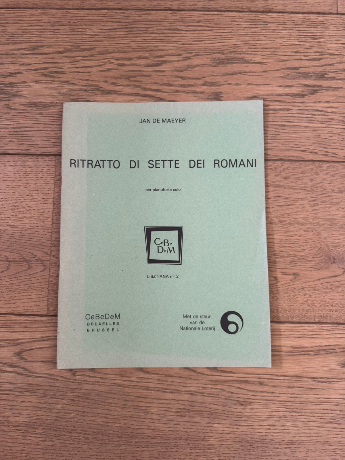 Pianoboek: RITRATO DI SETTE DEI ROMANI, Ophalen of Verzenden, Zo goed als nieuw