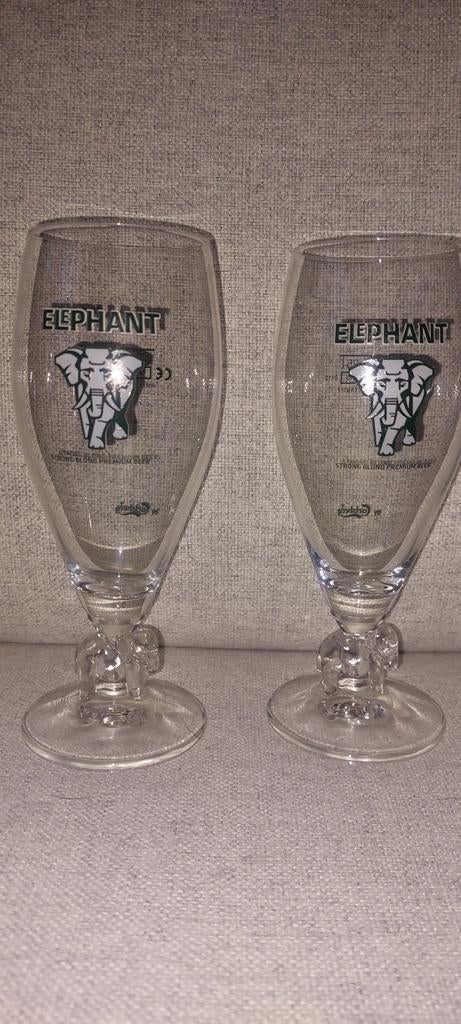 2 verres éléphant, Collections, Enlèvement ou Envoi