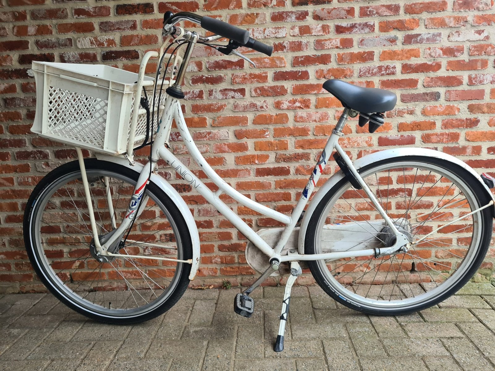 Dames fiets, Ophalen, Zo goed als nieuw, Terugtraprem, Handrem