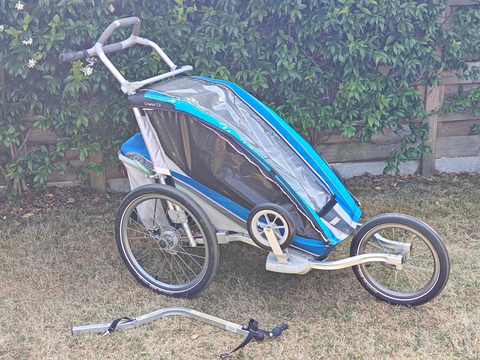 Fietskar, wandelkar én loopkar Thule Chariot CX1, Enlèvement, Remorque pour enfant, Suspension