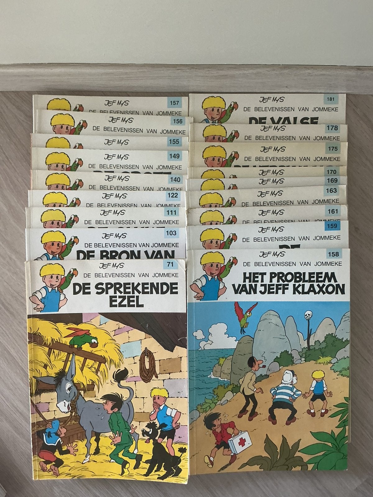 Strips Jommeke, Ophalen, Gelezen