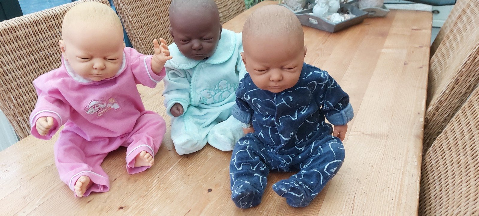 3 levensechte babypoppen, Kinderen en Baby's, Ophalen
