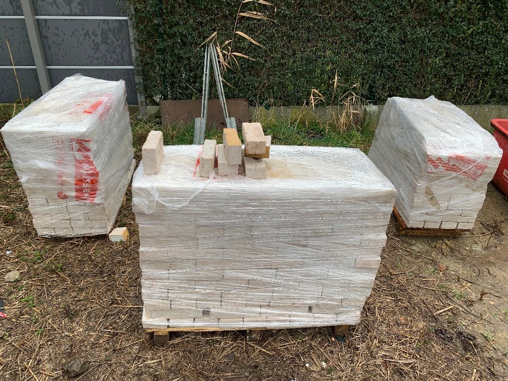 Briques Nelissen Blanco HV 50 : 8,4 m² de briques., Bricolage & Construction, Briques, Enlèvement, Neuf, Briques
