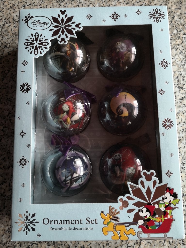 Disney store - nightmare before christmas - ornamenten set, Collections, Enlèvement