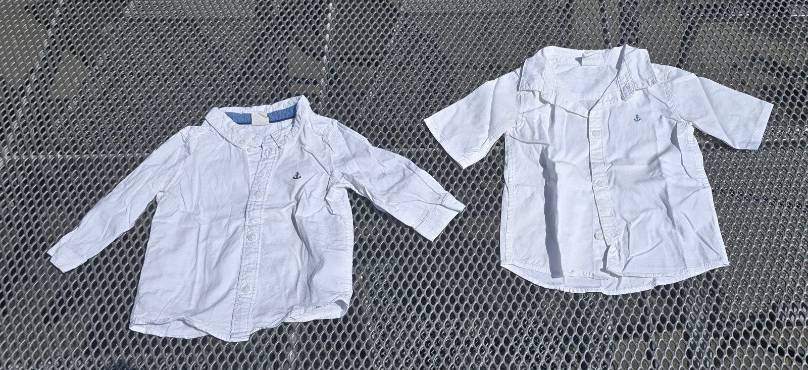 Hemdje met lange en korte mouwen - Maat 74 en 80, Kinderen en Baby's, Babykleding | Maat 50, Ophalen of Verzenden