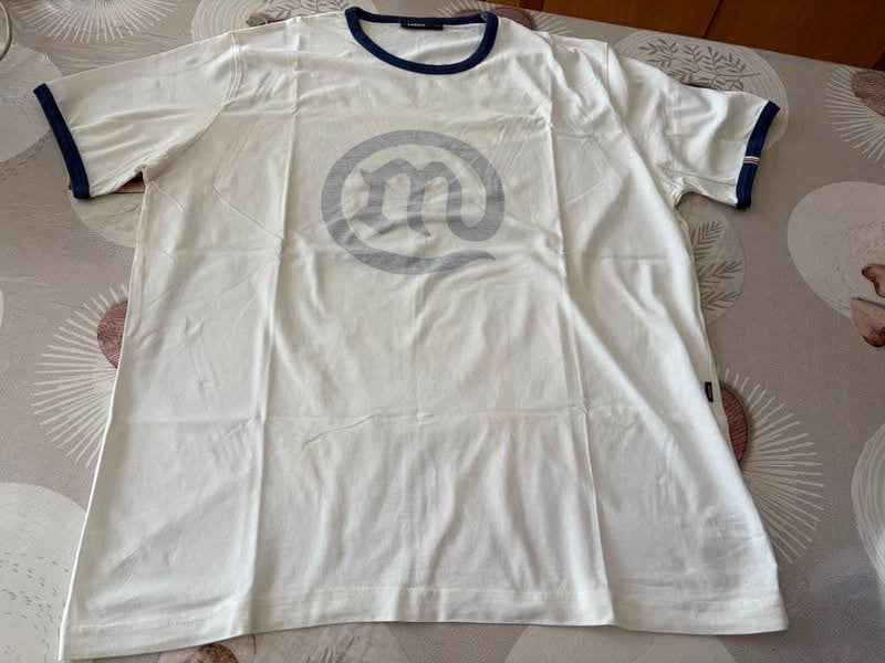 MEXX T-shirt in ringer-stijl maat xl rood, Ophalen of Verzenden, Zo goed als nieuw, Blauw