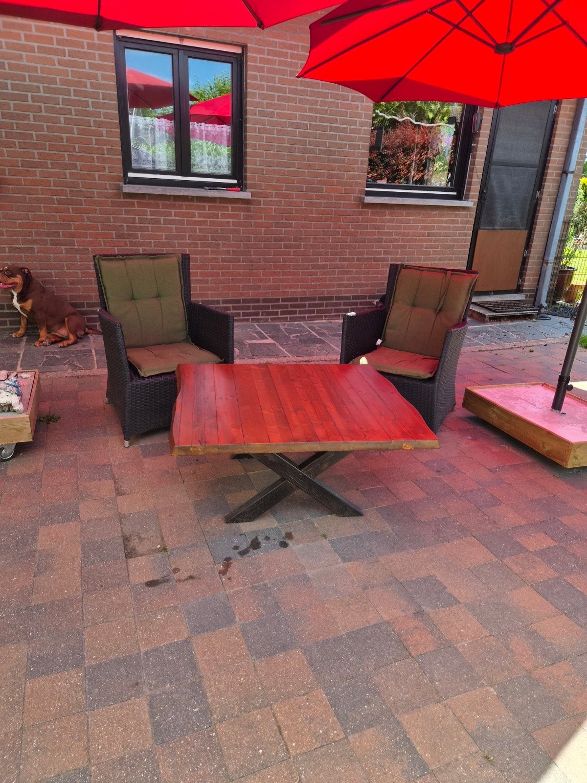 5 delig lounge set, Tuin en Terras, Tegels en Klinkers, Ophalen