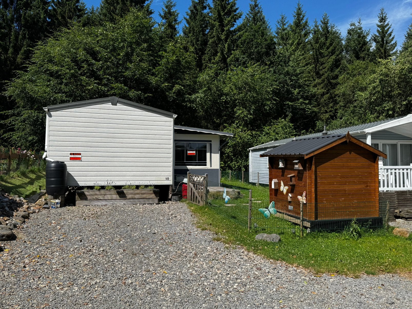 Stacaravan met wintervaste voortent, camping Ardennen, Caravans en Kamperen, Meer dan 6