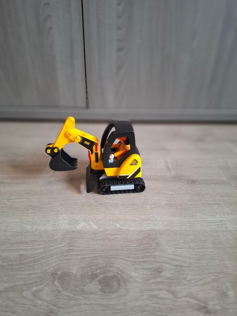 Playmobil klein graafmachine, Kinderen en Baby's, Ophalen, Complete set, Voertuig, Zo goed als nieuw