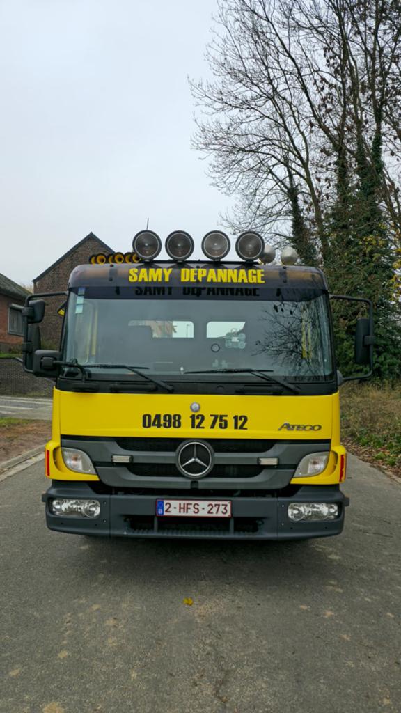 Mercedes atego 818 depanneuse FALKOM, Achat, Entreprise, Diesel, Euro 3