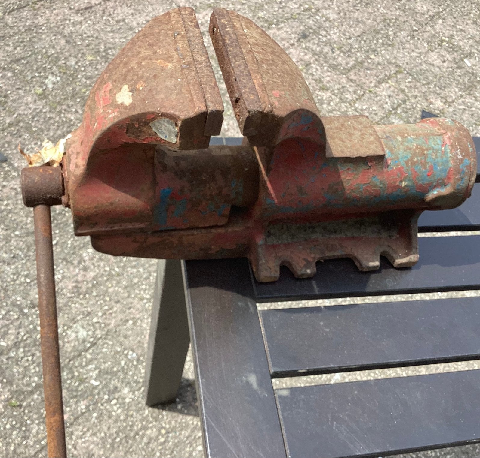 ANTIEKE BANKSCHROEF,mooi !!!, Antiek en Kunst, Antiek | Gereedschap en Instrumenten, Ophalen of Verzenden