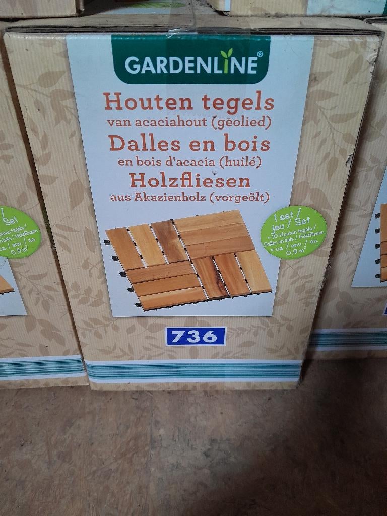Houten terrastegels, Ophalen, Nieuw, 5 tot 10 m², Hout