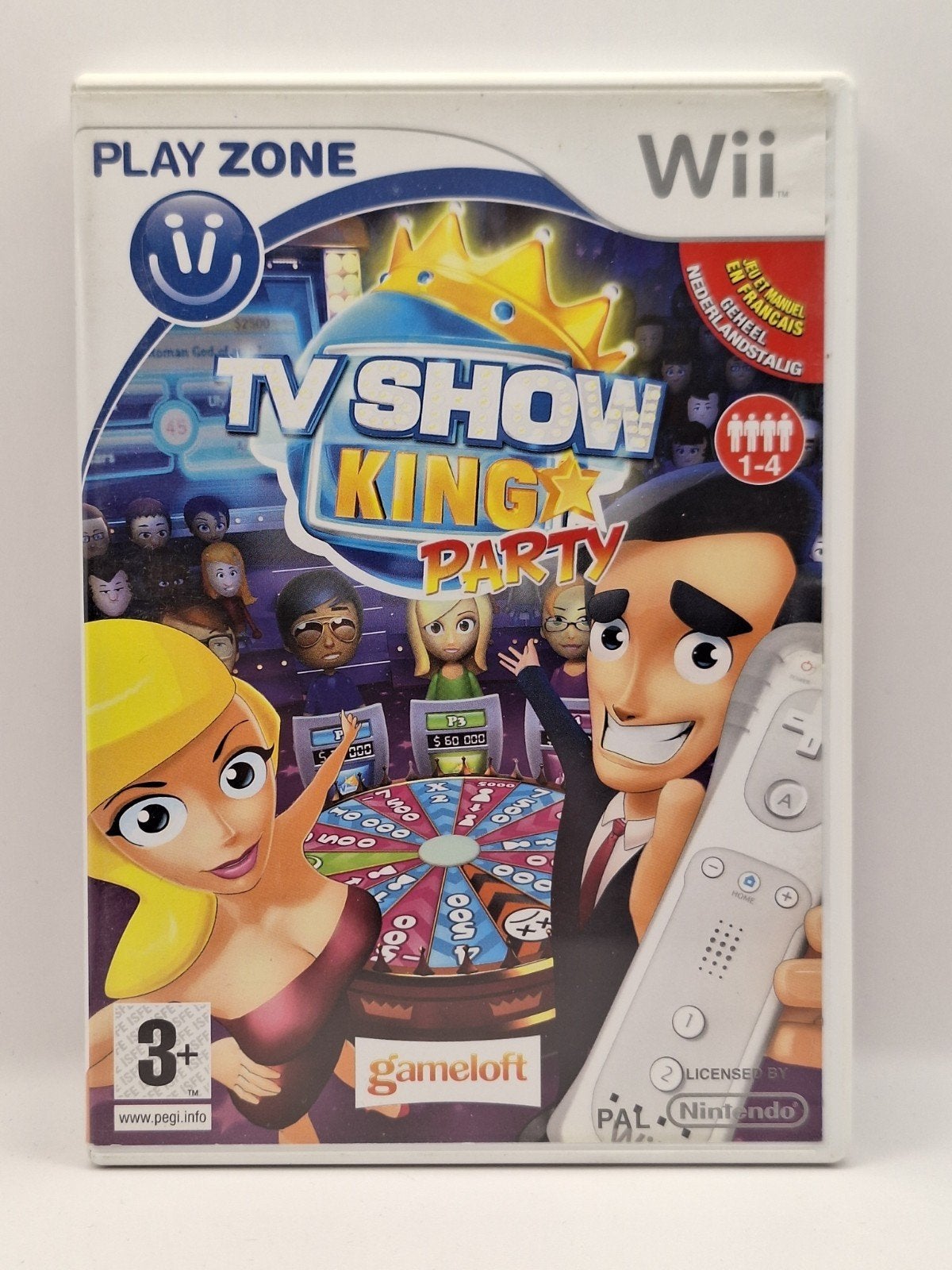 TV Show King Party Wii, Gebruikt, Ophalen of Verzenden, Overflo-computers@outlook.be, Avontuur en Actie