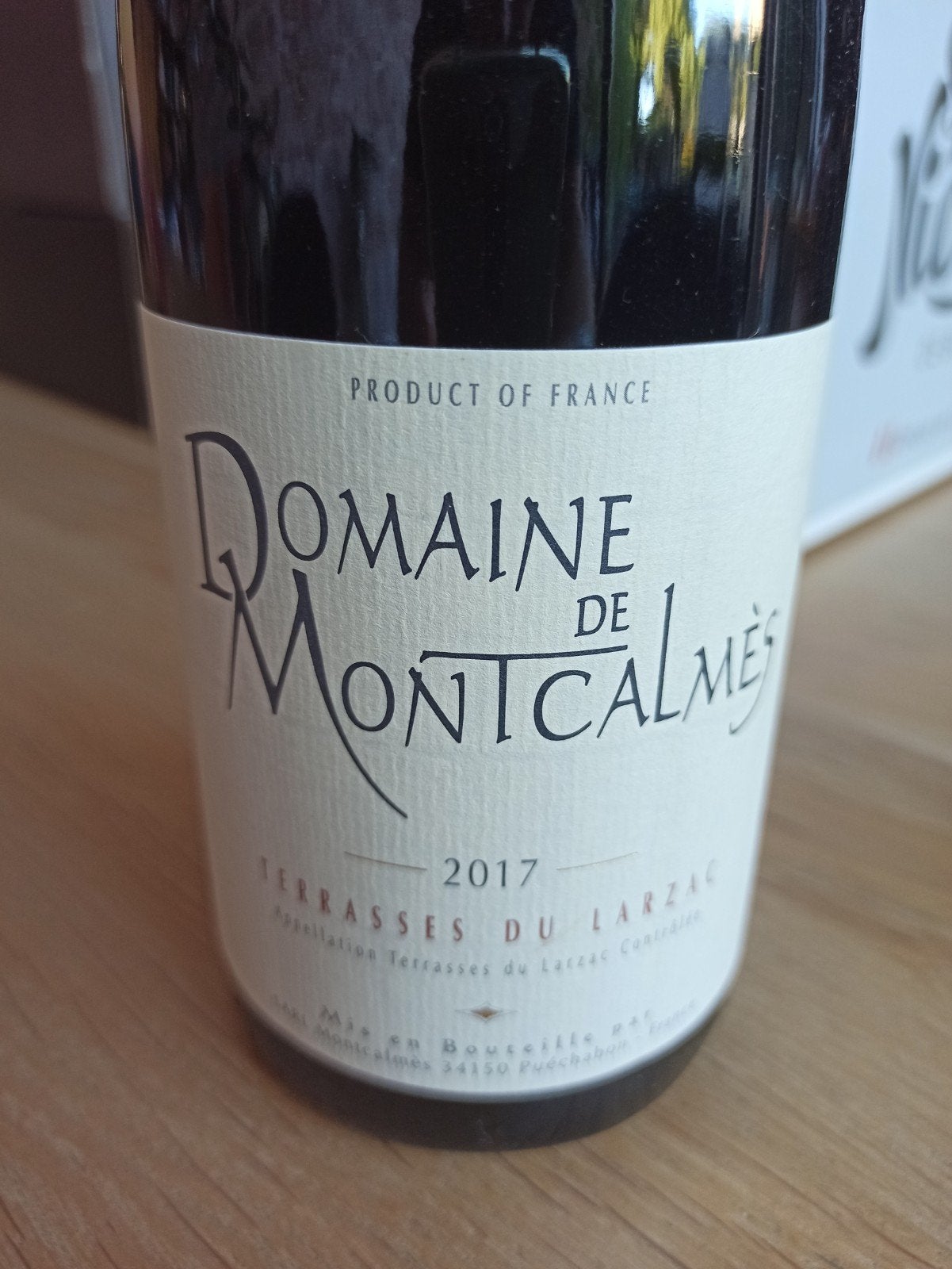 Domaine de Montcalmes Terrasses du Larzac 2017, Collections, Vins, Neuf, Enlèvement ou Envoi, Pleine, Vin rouge