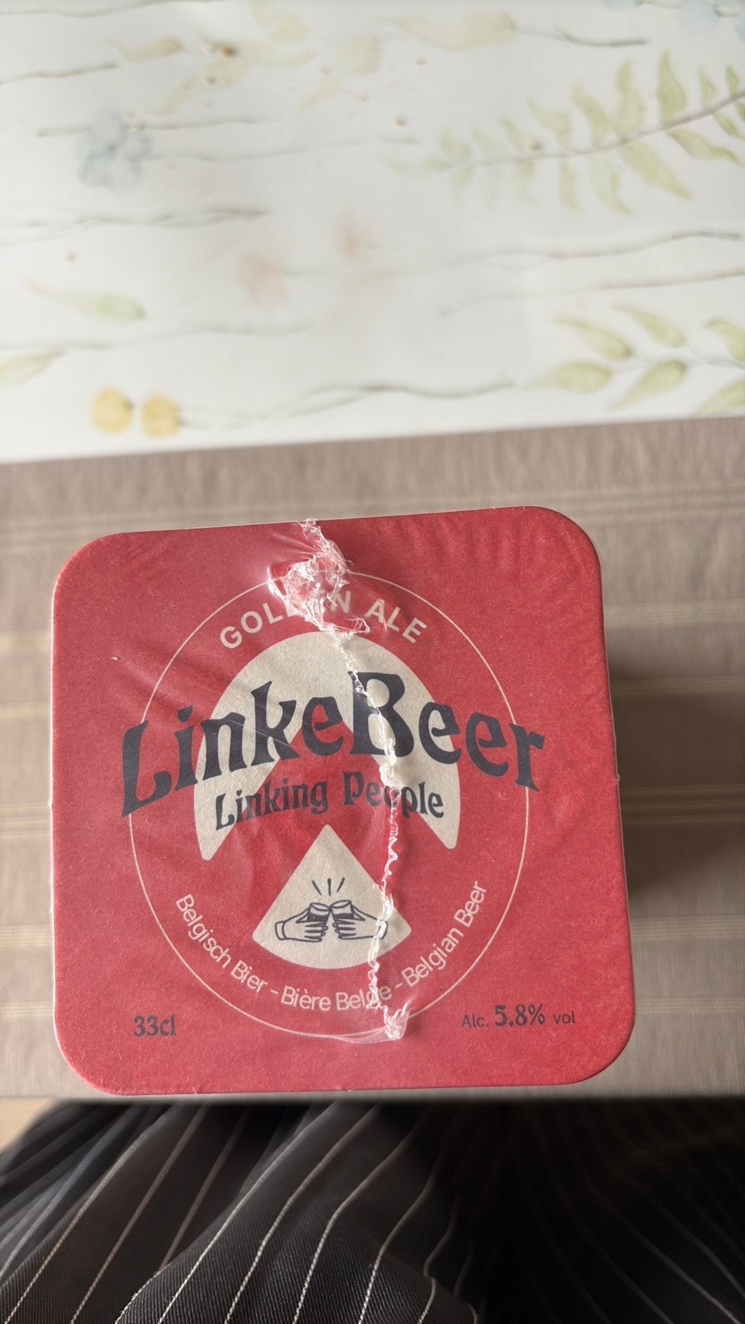 Tapis à bière Linkebeer, Enlèvement ou Envoi, Neuf, Sous-bock