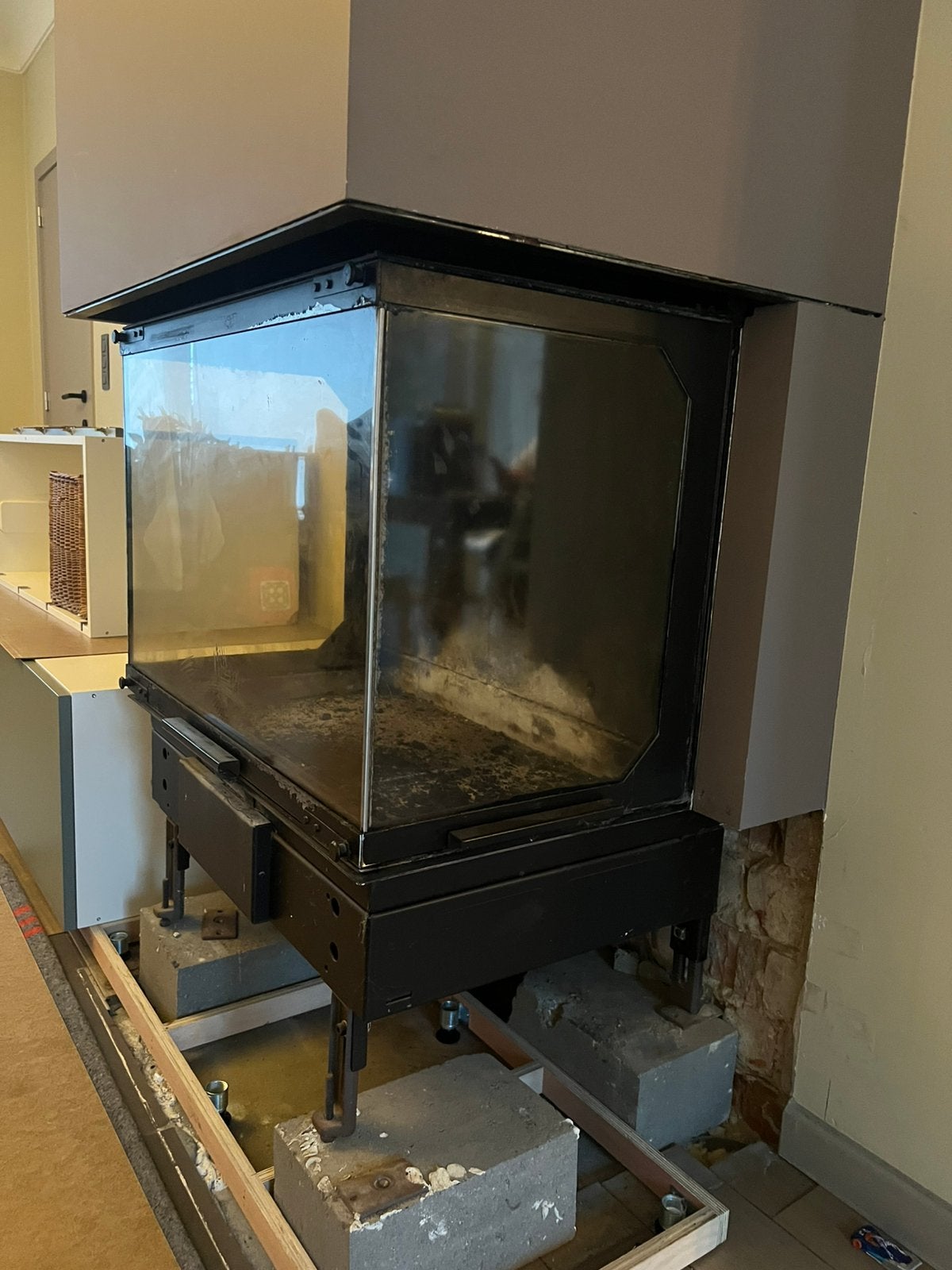 Atraflam 750, Huis en Inrichting, Ophalen, Gebruikt, Inbouwhaard, Houthaard