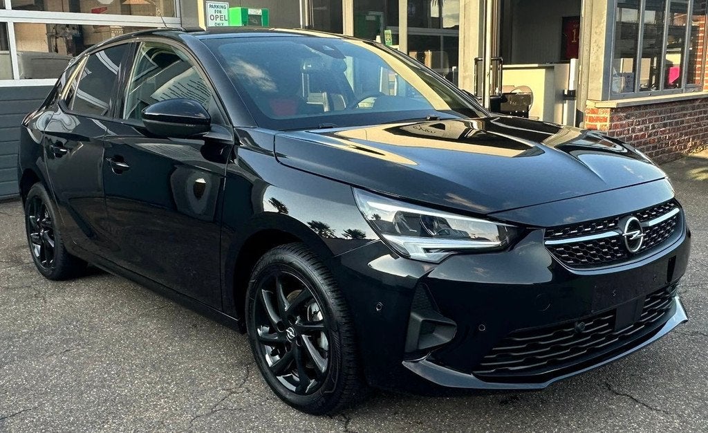 Opel Corsa F 1200 Benzine 130Pk 5Drs GS Line + … AUTOMAAT, Auto's, Stof, Gebruikt, 1199 cc, Zwart