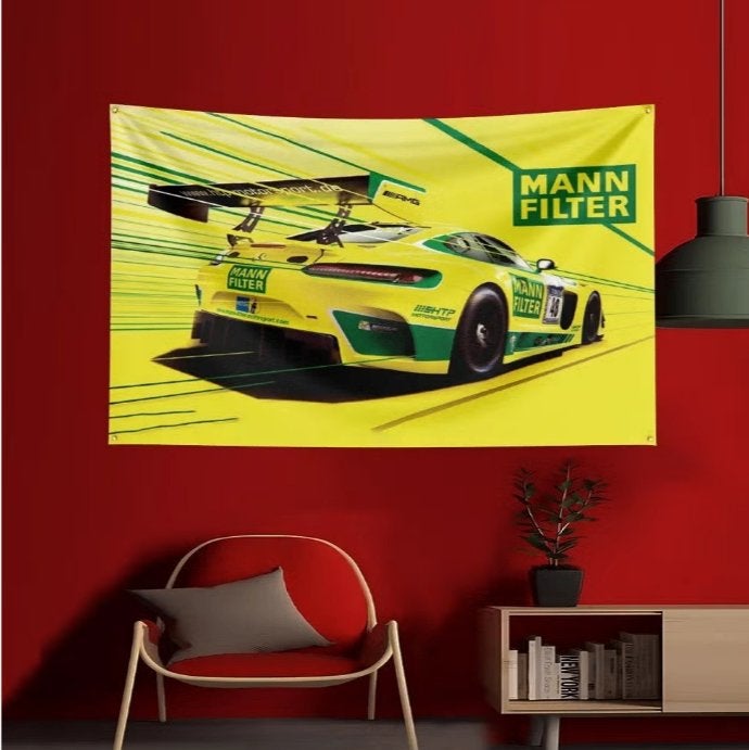 Grote vlaggen Mann Filter (150x90cm)