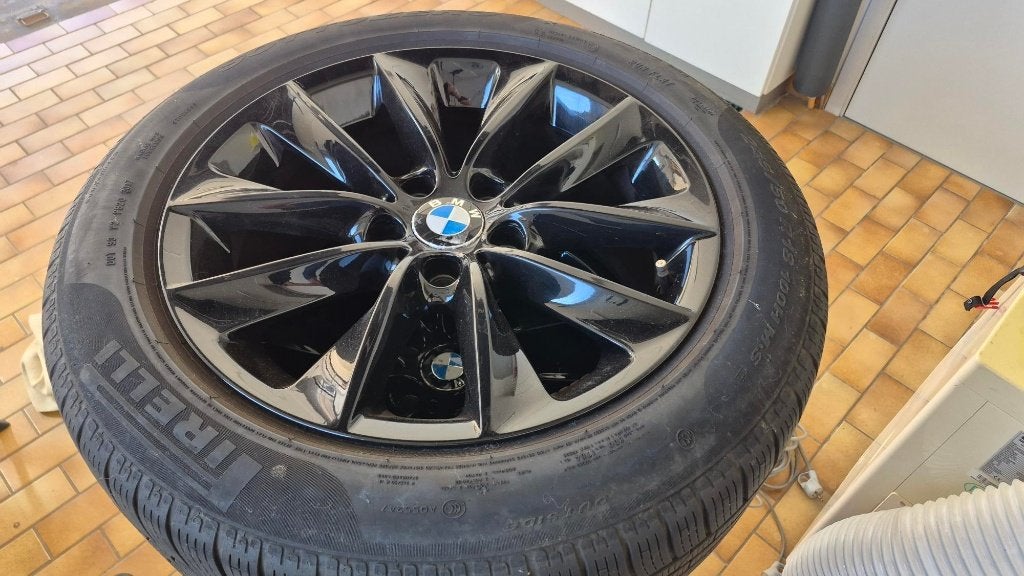 Winterbanden BMW X3, Ophalen, 18 inch, Banden en Velgen, Winterbanden