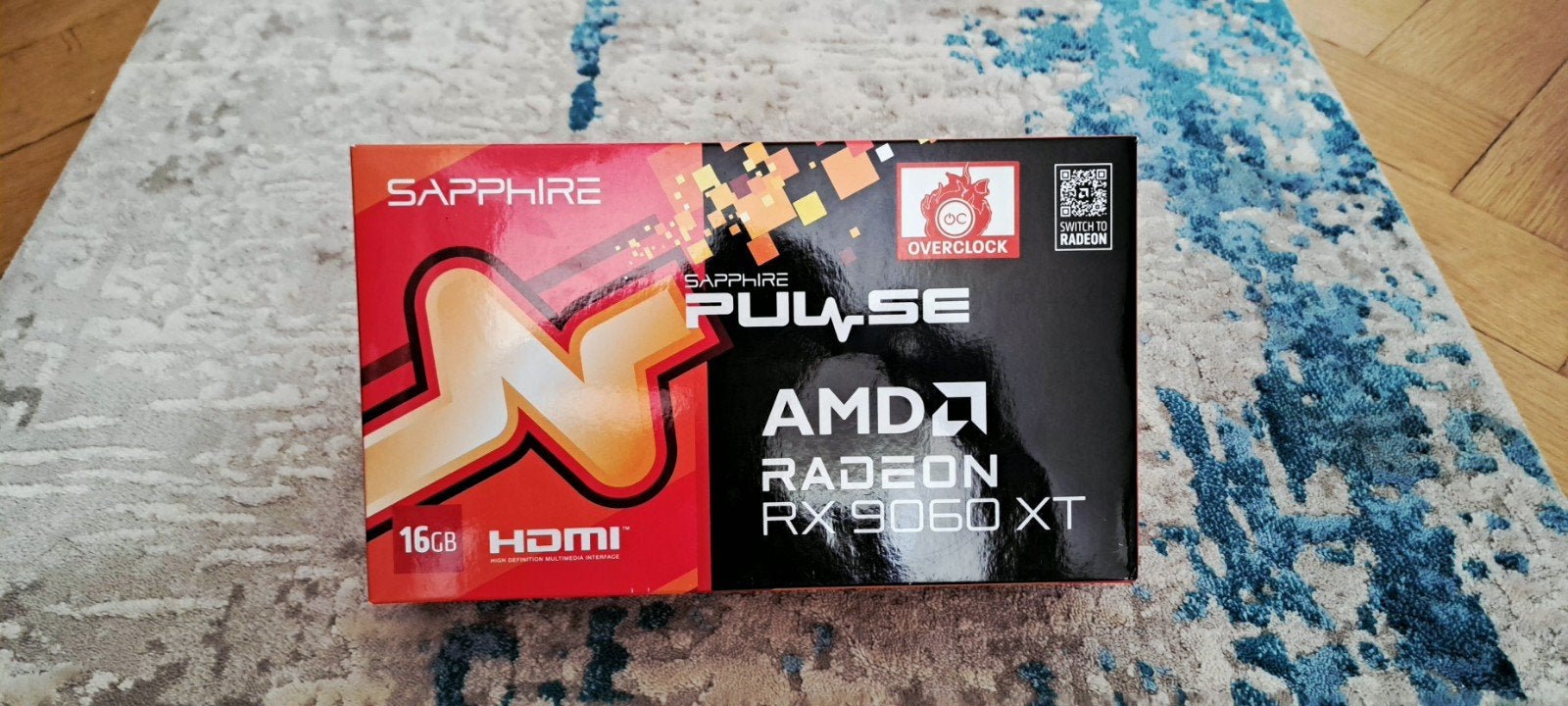 Sapphire Pulse Radeon RX 9060 XT 16 Go (édition OC), Informatique & Logiciels, Cartes vidéo, Neuf, AMD, GDDR6, Enlèvement