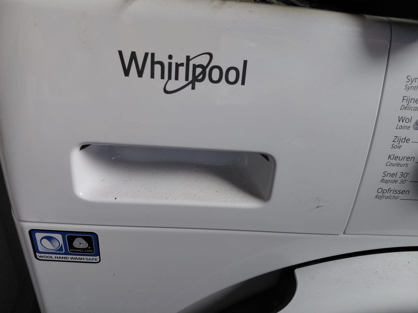 Whirlpool, Ophalen, Zo goed als nieuw