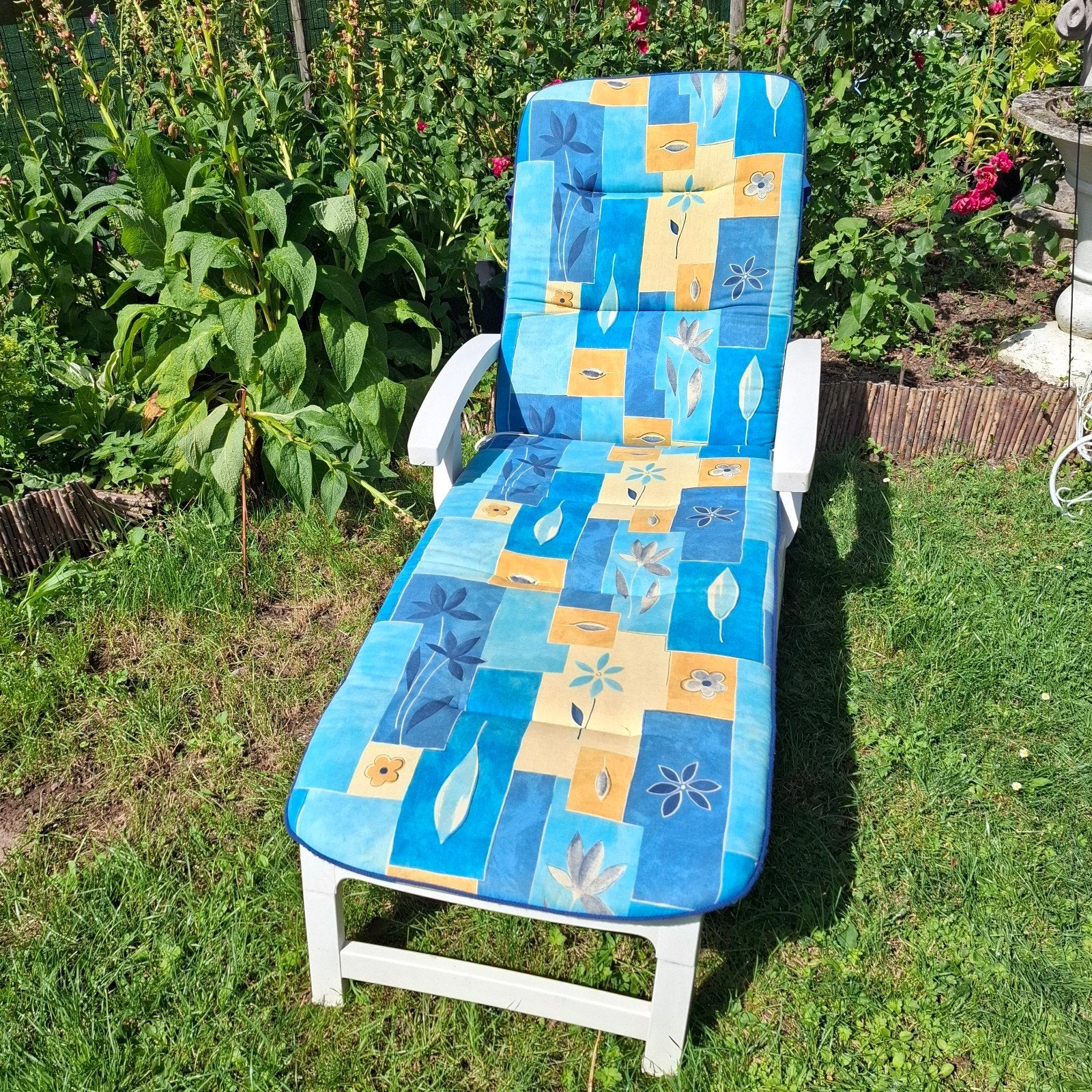 Ligbed Aquarius met kussen, Tuin en Terras, Ophalen