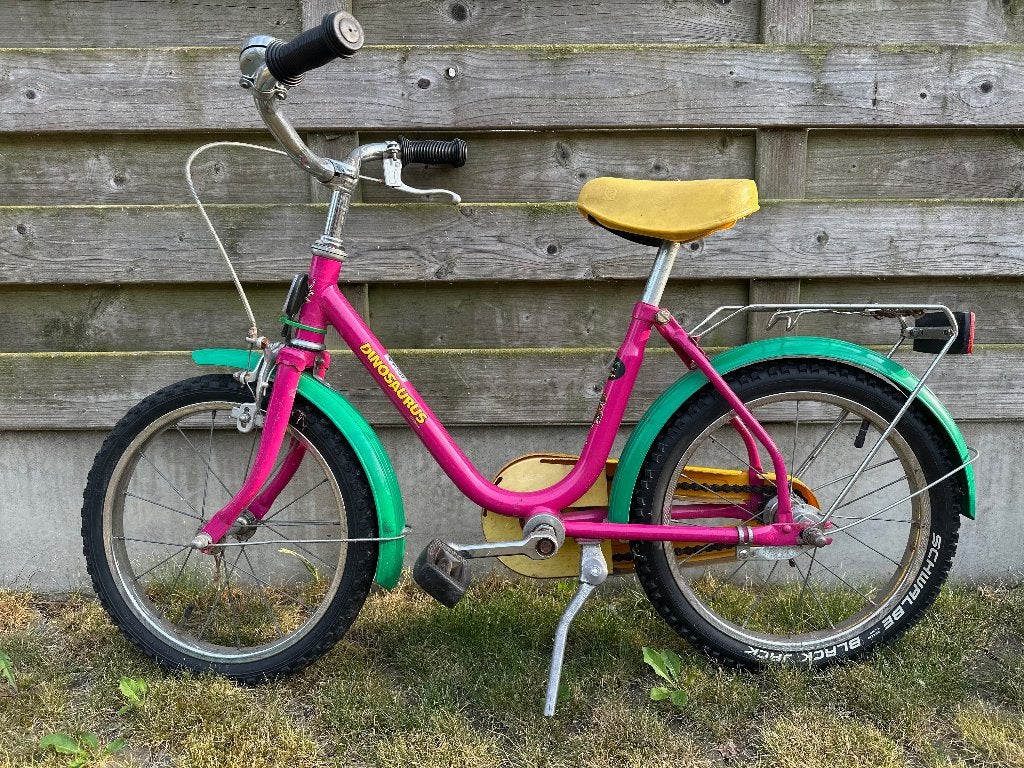 Meisjesfiets 16 inch, Ophalen, Terugtraprem, Gebruikt, Handrem