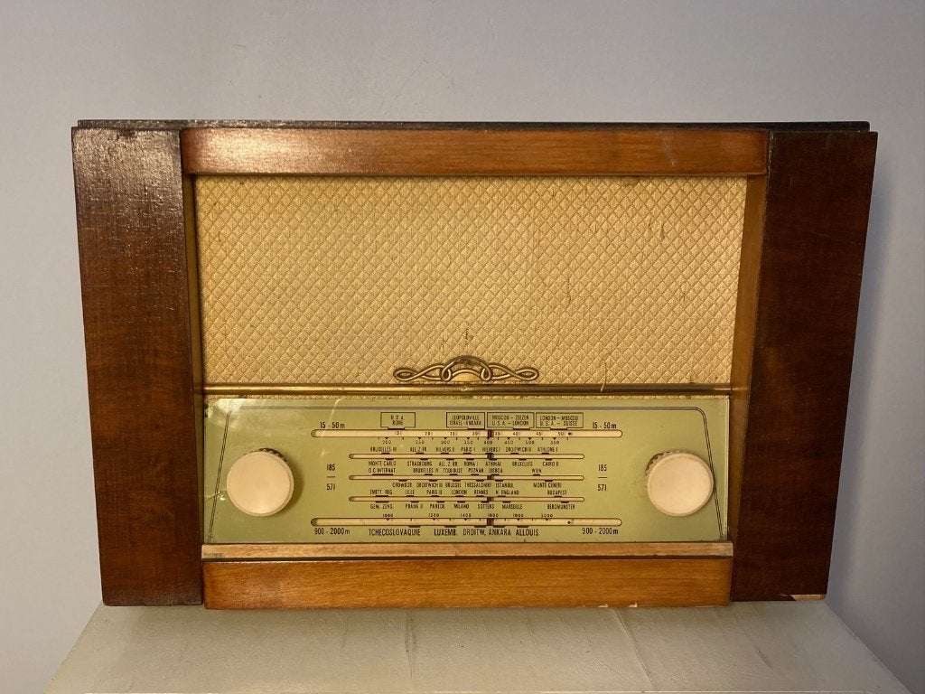 Radio-tube vintage NOVAK - Fabriqué en Belgique, Antiquités & Art, Enlèvement ou Envoi