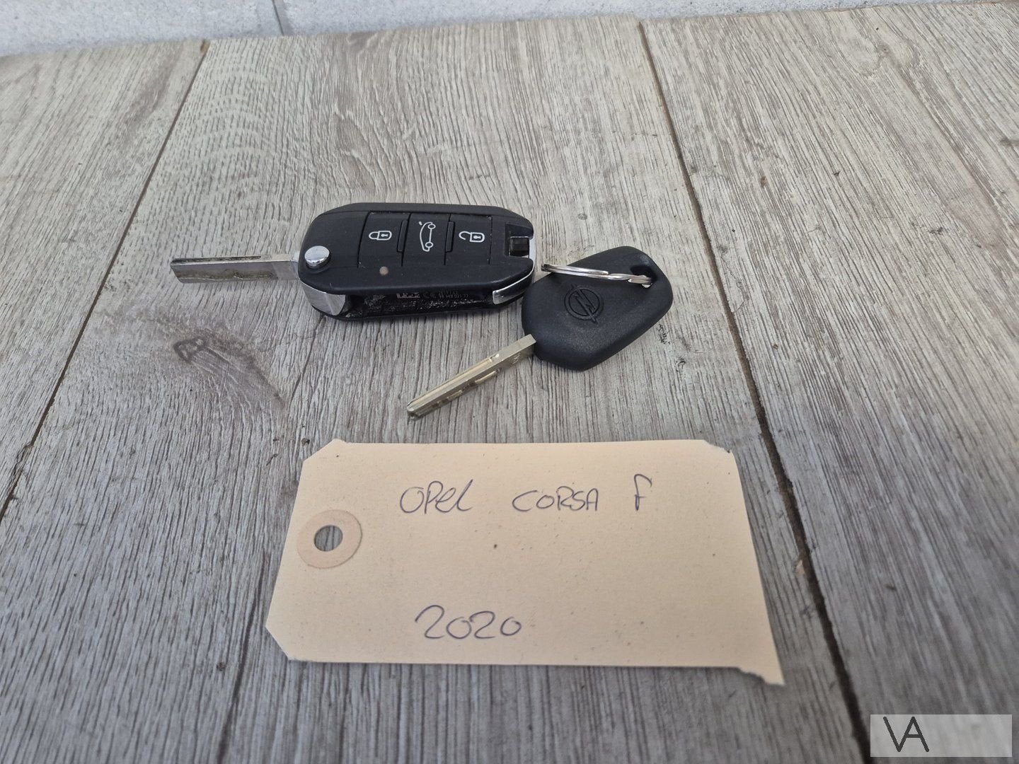 Sleutel set van 2 Opel Corsa F 2019 -2025 ideaal als reserve, Gebruikt, -, -, Opel