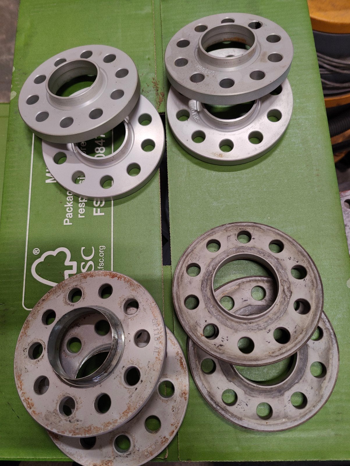 Mercedes spoorverbreders 4 x 10 mm en 4x 15mm, Auto-onderdelen, Ophalen of Verzenden