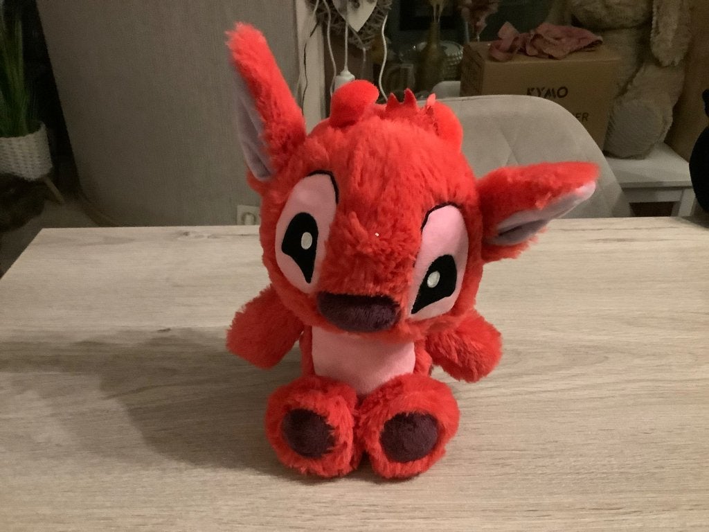 Personnage en peluche Disney Stitch Leroy (30 cm), Autres marques, Rouge, Comme neuf, Moyen (20 à 80 cm)