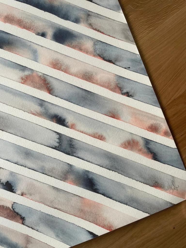 Impression œuvre aquarelle Silke Bonde, Enlèvement