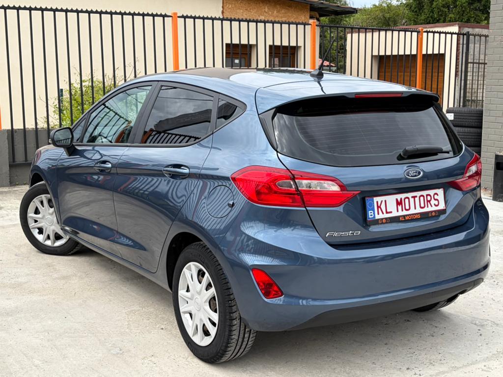 FORD FIESTA 1.0i ESSENCE 126 000KM CARPASS 2019 EURO 6d Temp, Voorwielaandrijving, Stof, Blauw, Bedrijf