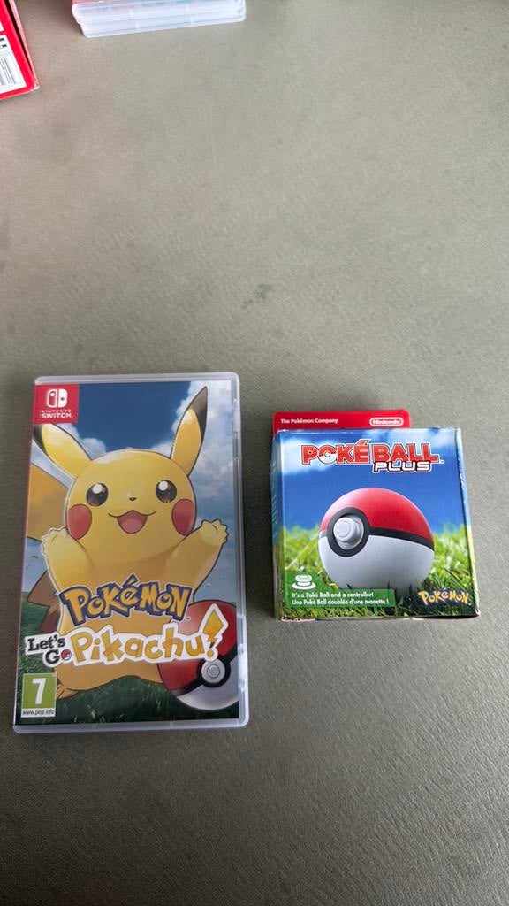 Pokémon Let’s Go Pikachu & Pokéball plus, Avontuur en Actie, Online, 2 spelers, Ophalen of Verzenden