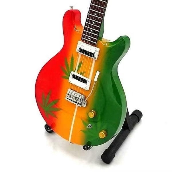 Miniatuur replica Rasta gitaar - Bob Marley, Ophalen of Verzenden, Nieuw