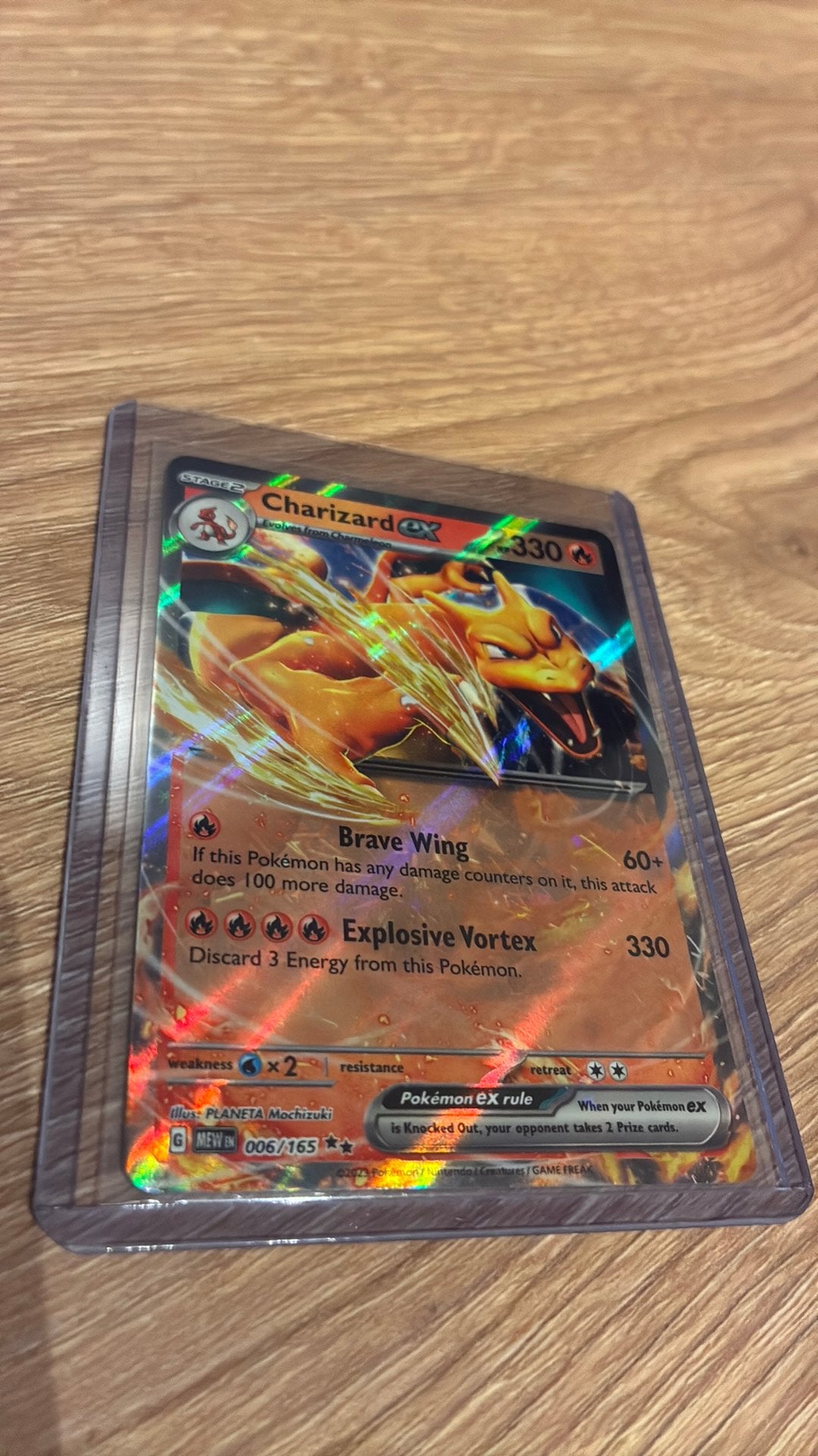 Charizard EX #006 - 151 - Pokemon, Enlèvement ou Envoi, Comme neuf, Plusieurs cartes