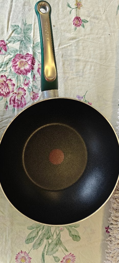 Wokpan Tefal, Tefal, Antiaanbaklaag, Ophalen of Verzenden, Zo goed als nieuw