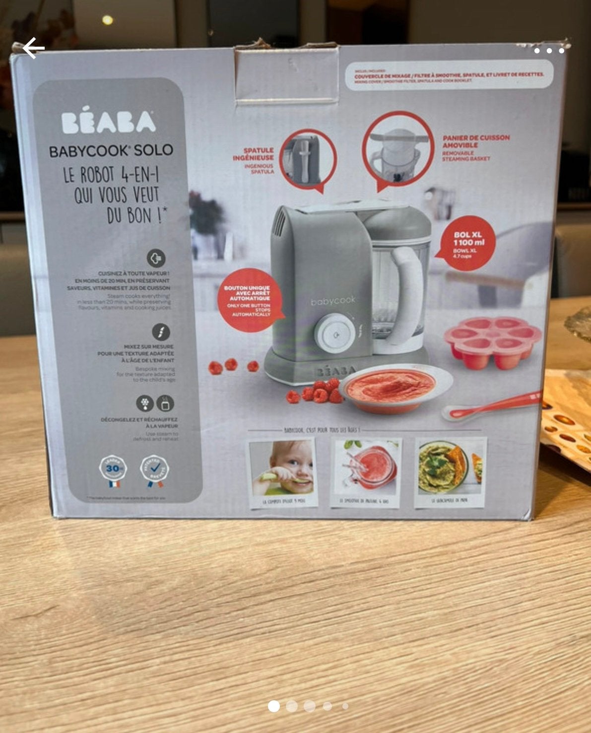 Beaba babycook solo, Kinderen en Baby's, Kinderspulletjes, Ophalen, Nieuw