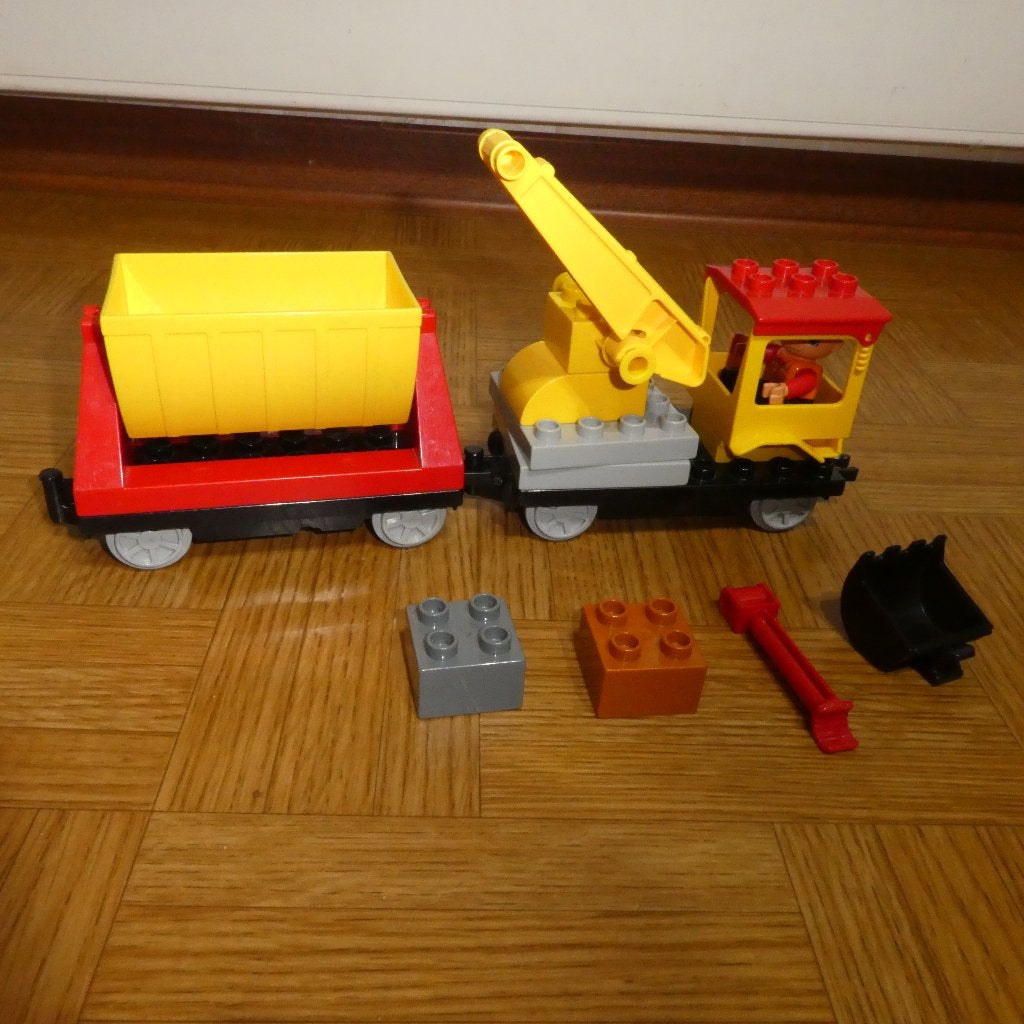 Duplo Reparatietrein, set 5607, Inclusief minifiguren, Gebruikt, Ophalen of Verzenden, Duplo