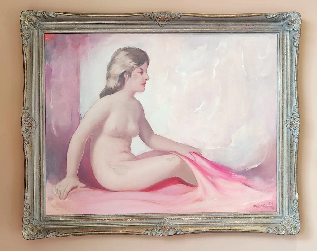 Schilderij André Tahon - Oudenaarde, Antiek en Kunst, Kunst | Schilderijen | Klassiek, Ophalen
