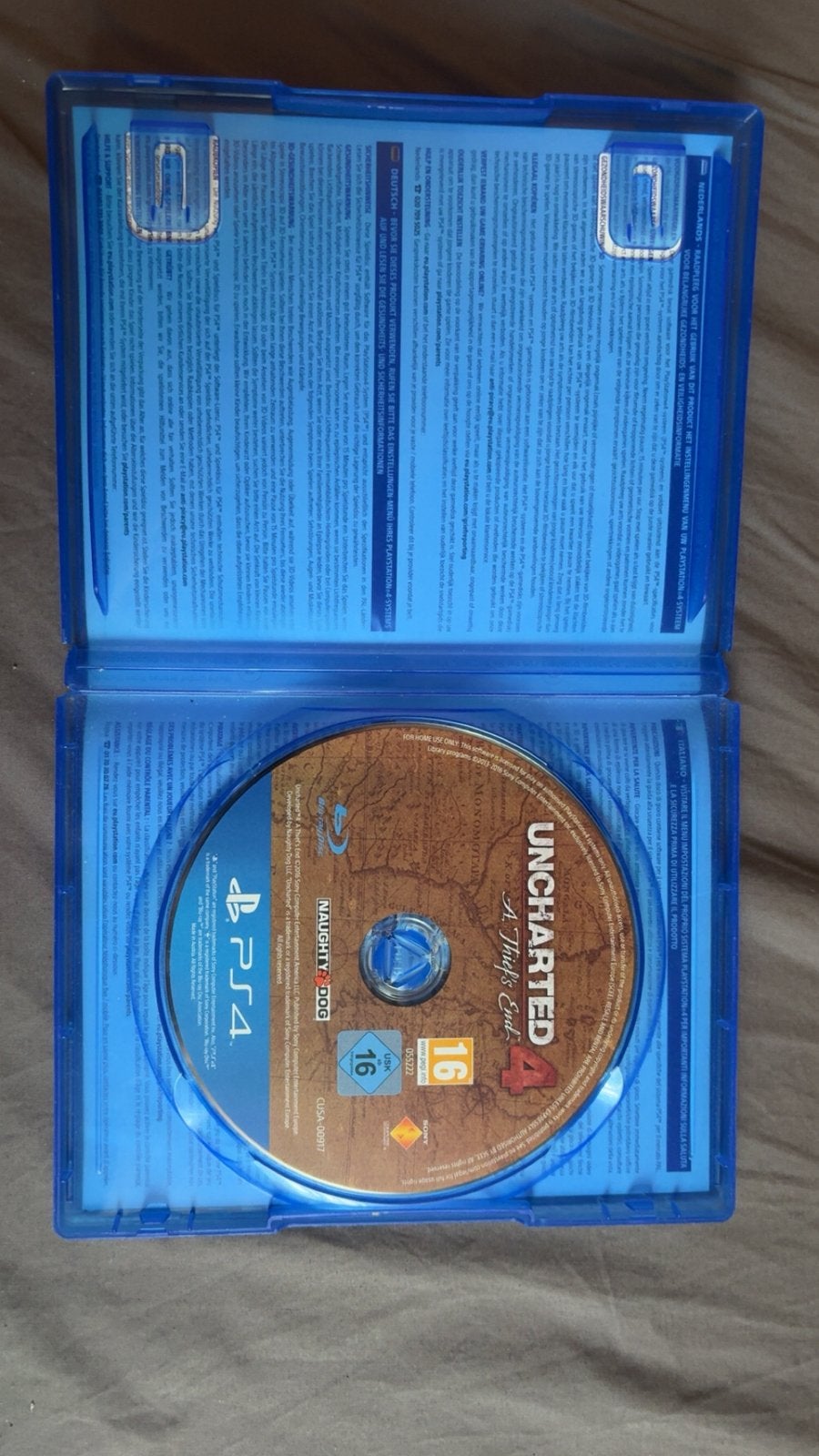Uncharted 4: A Thief’s End PS4 – Très bon état, Enlèvement, Comme neuf