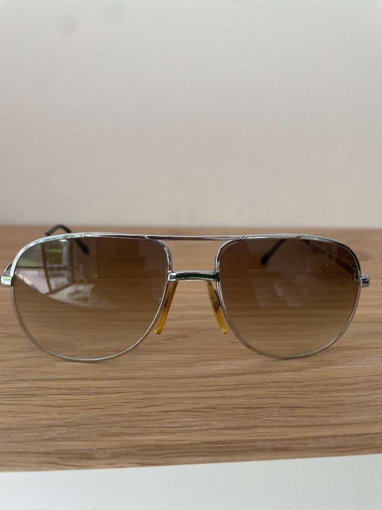 LACOSTE 101 57[]17 GOLD BROWN TONE PHOTOCHROMIC CRYSTAL, Ophalen, Zo goed als nieuw, Lacoste