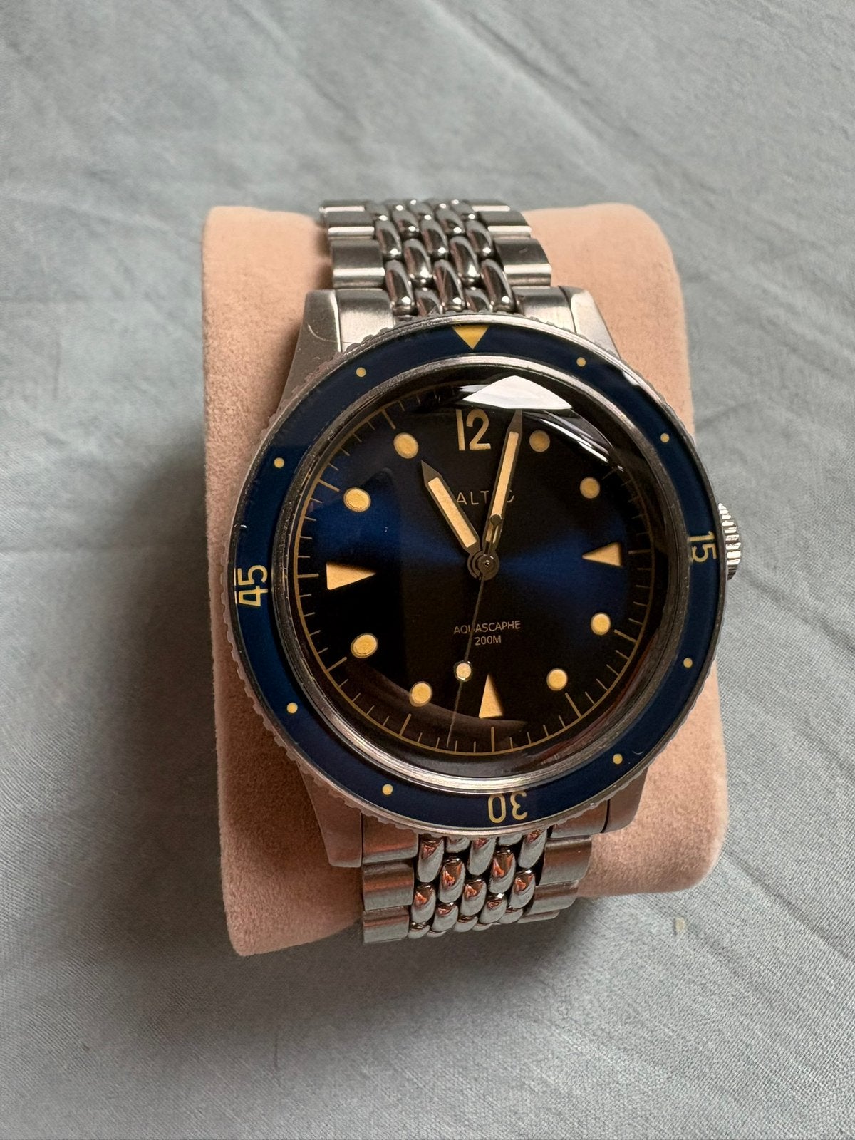 Baltic Aquascaphe Classic Automatic, Overige merken, Staal, Gebruikt, Staal